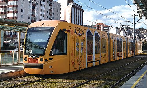 土耳其萨姆松低地板有轨电车