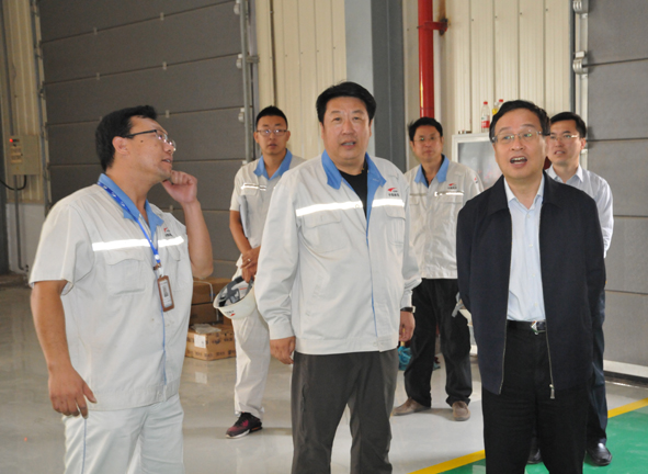 2015年10月17日，河北省委常委、纪委书记陈超英到公司调研